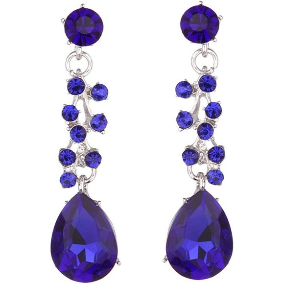 New Molie Bridal Austrian Crystal Necklace and Earrings Jewelry Set Gift… - Picture 10 of 10